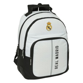 Zaino Scuola Real Madrid C.F. 24/25 Bianco Grigio 32 x 42 x 15 cm di Real Madrid C.F., Zainetti per bambini - Rif: S4311156, ...