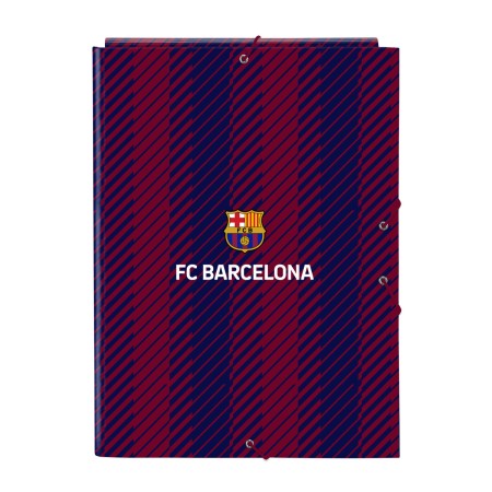 Classeur F.C. Barcelona 24/25 Bordeaux Blue marine A4 26 x 33.5 x 2.5 cm de F.C. Barcelona, Dossiers - Réf : S4311201, Prix :...