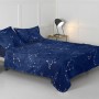 Drap HappyFriday Blanc Cosmos Multicouleur Lit 1 persone de HappyFriday, Draps et taies d'oreiller - Réf : D1608785, Prix : 2...