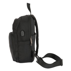 Mochila Safta Black Negro 18 x 34 x 12 cm de Safta, Bolsos mochila - Ref: S4311244, Precio: 24,01 €, Descuento: %