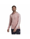 Sweat à capuche homme Adidas Essentials Wonder Mauve 3 Stripes Rose | Tienda24 Tienda24.eu