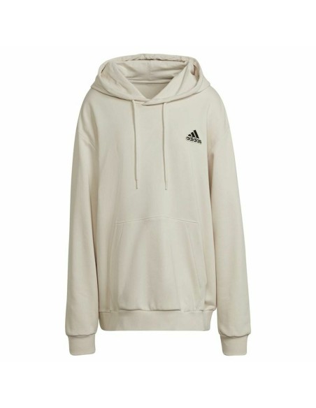 Sweat à capuche homme Adidas Essentials Feelcomfy Beige | Tienda24 Tienda24.eu