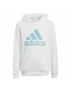 Felpa con Cappuccio Bambino Adidas Azzurro Bianco da Adidas, Bambino - Ref: S6469119, Precio: 32,15 €, Descuento: %