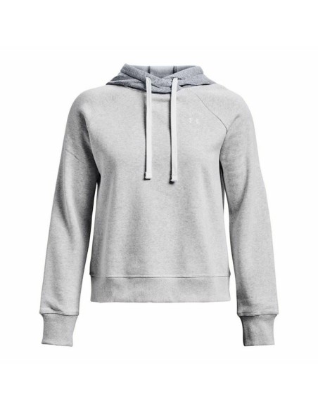 Men’s Hoodie Under Armour Rival Fleece CB Grey | Tienda24 Tienda24.eu