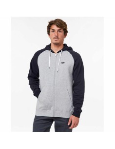 Felpa con Cappuccio Uomo Rip Curl Grigio chiaro da Rip Curl, Uomo - Ref: S6469128, Precio: 51,17 €, Descuento: %