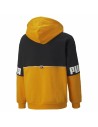 Polar com Capuz Homem Puma Power Colorblock Preto Amarelo | Tienda24 Tienda24.eu