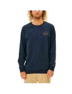 Sudadera sin Capucha Hombre Hurley One&Only Solid Blanco Cálido | Tienda24 Tienda24.eu