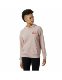 Damen Sweater mit Kapuze New Balance Essentials Candy Rosa | Tienda24 Tienda24.eu