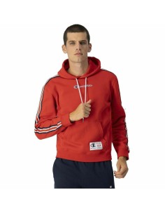 Felpa con Cappuccio Uomo Champion Sport Tech Rosso da Champion, Uomo - Ref: S6469195, Precio: 50,69 €, Descuento: %