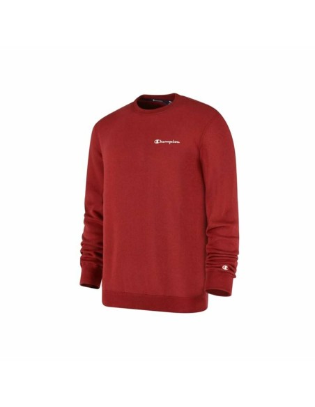 Sweat sans capuche homme Champion Rouge | Tienda24 Tienda24.eu