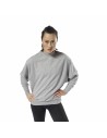 Women’s Sweatshirt without Hood Reebok Terry Crew Light grey | Tienda24 Tienda24.eu