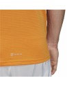 Camiseta de Manga Corta Hombre Adidas Own The Run Naranja | Tienda24 Tienda24.eu