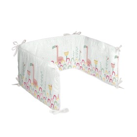 Cot protector HappyFriday Moshi Moshi Hola Multicolour 210 x 40 cm by HappyFriday, Bed accessories - Ref: D1608827, Price: 25...