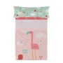 Jeu de draps HappyFriday Moshi Moshi Hola Multicouleur Lit 1 persone 2 Pièces | Tienda24 - Global Online Shop Tienda24.eu