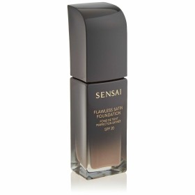 Base de maquillage liquide Lawless Satin Foundation Sensai 103-Sand beige (30 ml) de Sensai, Fonds de teint - Réf : S4507269,...