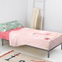 Jeu de draps HappyFriday Moshi Moshi Hola Multicouleur Lit 1 persone 2 Pièces | Tienda24 - Global Online Shop Tienda24.eu