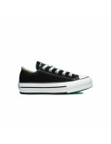 Ténis Casual Criança Converse All-Star Lift Low Preto | Tienda24 Tienda24.eu