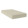 Sábana Bajera Ajustable HappyFriday Basic Beige 90 x 200 x 32 cm de HappyFriday, Sábanas y fundas de almohada - Ref: D1608886...