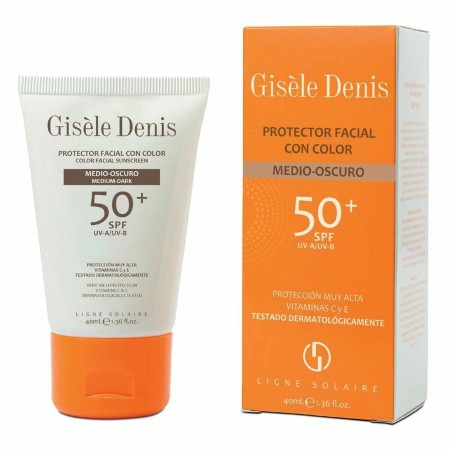 Crème Solaire Avec Couleur Gisèle Denis SPF 50+ Medium Dark (40 ml) de Gisèle Denis, Filtres solaires - Réf : S4510154, Pri...