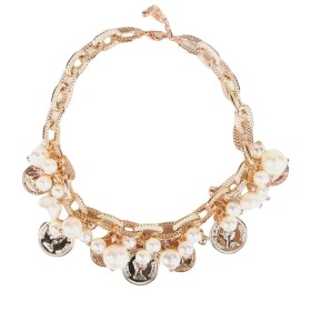 Ladies'Necklace Lola Casademunt Golden Coins Beads by Lola Casademunt, Necklaces - Ref: S4510459, Price: 20,68 €, Discount: %