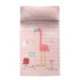 Couvre-lit HappyFriday Moshi Moshi Multicouleur 180 x 260 cm Flamant rose de HappyFriday, Boutis et couvre-lits - Réf : D1608...