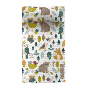 Bedspread (quilt) HappyFriday Moshi Moshi Multicolour 180 x 260 cm Forest by HappyFriday, Patchwork Quilts & Coverlets - Ref:...