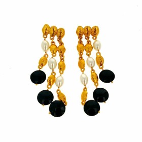 Ladies'Earrings Lola Casademunt Black Golden White Beads by Lola Casademunt, Earrings - Ref: S4513077, Price: 39,65 €, Discou...