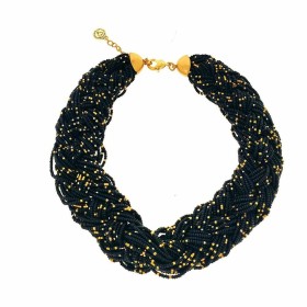 Collana Donna Lola Casademunt Nero Intrecciato di Lola Casademunt, Collane - Rif: S4513158, Prezzo: 32,98 €, Sconto: %