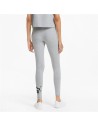 Leggings de Desporto de Mulher Puma Essentials Logo Cinzento claro | Tienda24 Tienda24.eu