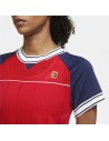 Damen Kurzarm-T-Shirt Nike Tennis Blau Rot | Tienda24 Tienda24.eu