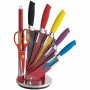 Set of Kitchen Knives and Stand Royalty Line Multicolour 15 x 15 x 35 cm by Royalty Line, Kitchen Knife Sets - Ref: D0600232,...