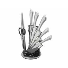 Set of Kitchen Knives and Stand Royalty Line Silver Stainless steel 15 x 15 x 35 cm by Royalty Line, Kitchen Knife Sets - Ref...