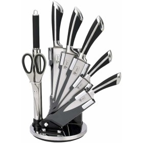 Set di Coltelli da Cucina con Supporto Royalty Line Argentato Acciaio inossidabile 15 x 15 x 35 cm di Royalty Line, Set di co...