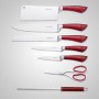 Set of Kitchen Knives and Stand Royalty Line Silver Stainless steel 15 x 15 x 35 cm by Royalty Line, Kitchen Knife Sets - Ref...