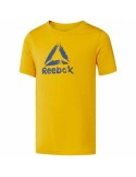 T-shirt à manches courtes enfant Reebok Elemental Jaune | Tienda24 Tienda24.eu