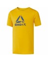 Maglia a Maniche Corte Bambino Reebok Elemental Giallo da Reebok, T-shirt - Ref: S6470052, Precio: 12,17 €, Descuento: %