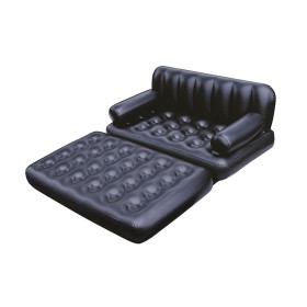 Bestway Fauteuil Gonflable 5 Positions Noir 188x152x64 cm Intérieur 75054 de Bestway, Bouées et Matelas gonflables - Réf : D1...