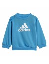 Conjunto Deportivo para Bebé Adidas Badge of Sport French Terry Azul | Tienda24 Tienda24.eu