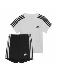 Conjunto de Desporto para Bebé Adidas 3 Stripes Azul | Tienda24 Tienda24.eu