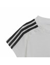 Conjunto de Desporto para Bebé Adidas Three Stripes Preto Branco | Tienda24 Tienda24.eu