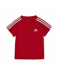 Conjunto de Desporto para Bebé Adidas Badge of Sport French Terry Azul | Tienda24 Tienda24.eu