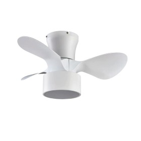 Ventilador de Techo con Luz Romimex Blanco de Romimex, Ventiladores de techo con lámpara - Ref: D1616155, Precio: 100,10 €, D...