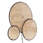 Applique da Parete Romimex Nero Naturale 11 x 52 x 52 cm Rattan di Romimex, Lampadario a braccia - Rif: D1616508, Prezzo: 83,...