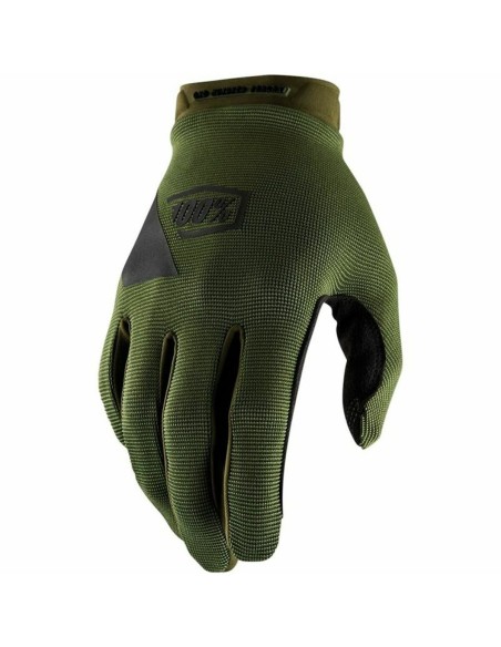 Gants de Cyclisme 100 % Ridecamp Vert | Tienda24 Tienda24.eu