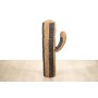 Sculpture Romimex Black Natural Natural Fibre 25 x 120 x 66 cm Cactus by Romimex, Sculptures - Ref: D1617239, Price: 119,16 €...