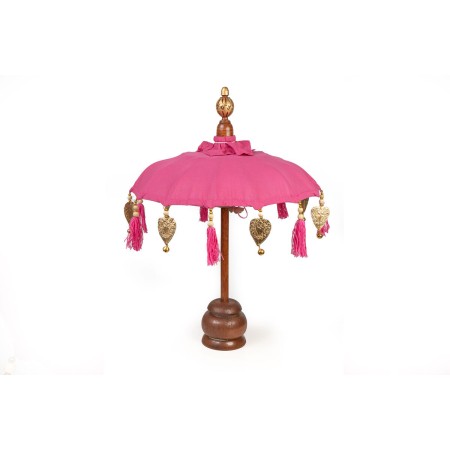 Decorative umbrella Romimex Fuchsia 35 x 60 x 35 cm by Romimex, Parasols - Ref: D1617256, Price: 87,31 €, Discount: %