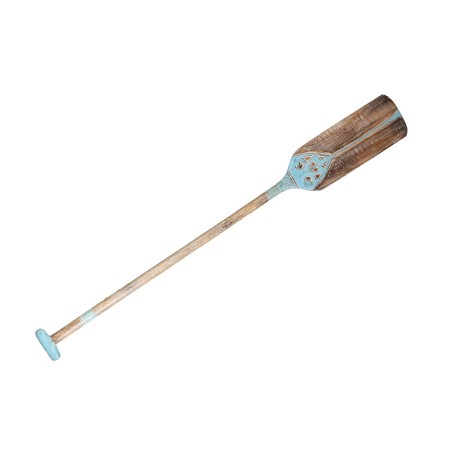 Wall Decoration Romimex Turquoise Natural Paddle 17 x 142 x 4 cm by Romimex, Ornaments - Ref: D1617269, Price: 54,43 €, Disco...