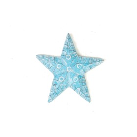 Decorazione da Parete Romimex Turchese Stella 24 x 4 x 24 cm di Romimex, Soprammobili - Rif: D1617271, Prezzo: 20,63 €, Scont...