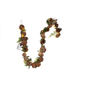 Christmas garland Romimex Brown Green Polyethylene Pine cone 5 x 120 x 5 cm by Romimex, Christmas - Ref: D1617607, Price: 16,...