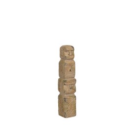 Decorative Figure Romimex Beige Tribal 8 x 42 x 8 cm by Romimex, Ornaments - Ref: D1618067, Price: 27,75 €, Discount: %